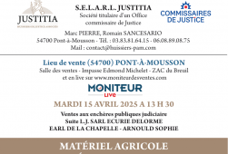Vente aux enchères judiciares