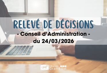 Relevé de décisions - CA du 24 mars 2026