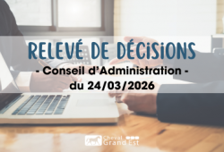 Relevé de décisions - CA du 24 mars 2026